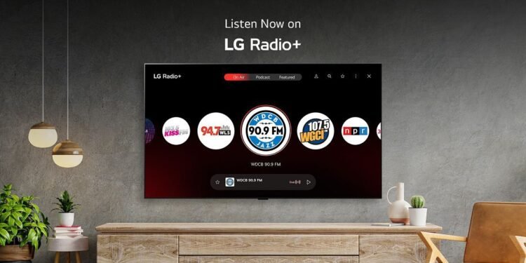 LG Electronics (LG) has launched LG Radio+, the company’s ad-supported audio streaming
