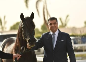 Jordanian Minister of Agriculture visits one of the farms of original Arabian horses