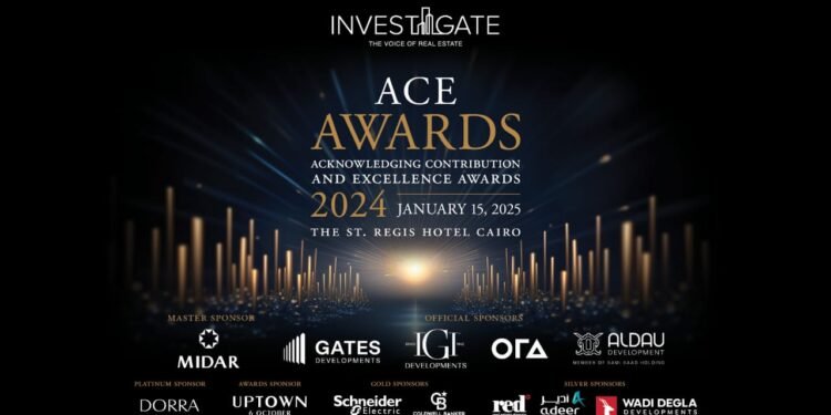 انفستحيت تطلق Invest-Gate ACE awards  لعام ٢٠٢٤:   احتفاء بالابتكار والإنجازات في قطاع العقارات المصري