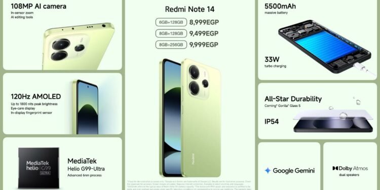 رسميًا…..شاومي تطلق في حفل ضخم Redmi Note 14 series تقنية مبتكرة مع تصميم مذهل