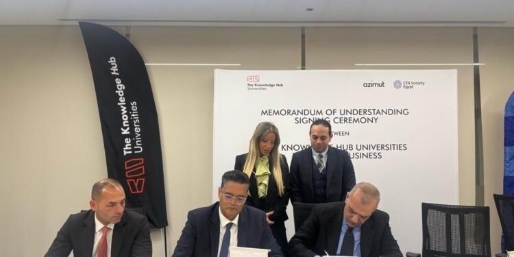 Memorandum of Understanding Between CFA Society Egypt and TKH— Coventry School of Business