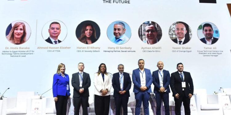 ياسر شاكر يستعرض استراتيجية اورنچ لتعزيز الذكاء الاصطناعي خلال مشاركته في منتدى الأعمال المصري الفرنسي