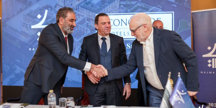 شراكة استراتيجية بين «Najma Walk» ومجموعة فنادق «Concord» لإدارة الخدمات الفندقية بمشروعها بالقاهرة الجديدة