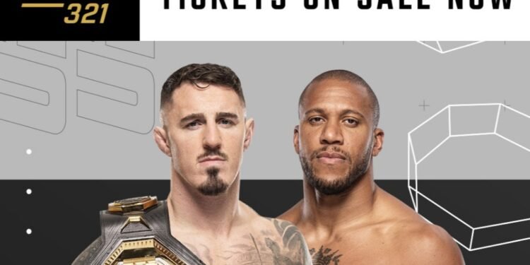 قمة حماسية مرتقبة بين توم أسبينال وسيريل غان في بطولة يو إف سي 321 في أكتوبر