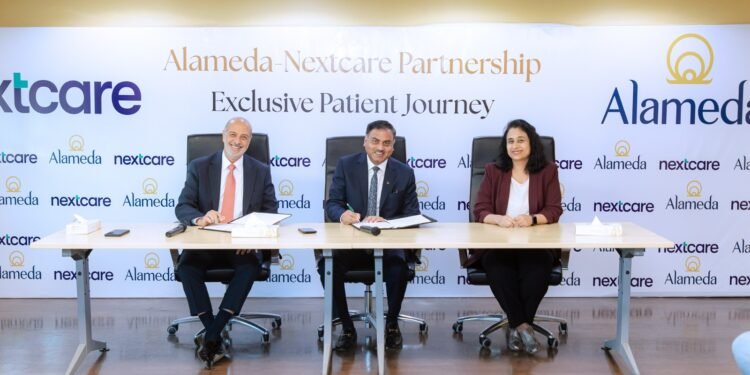 ألاميدا للرعاية الصحية توقع مذكرة تعاون مع نكست كير | أليانز بارتنرز لتسهيل وصول المرضى للخدمات
