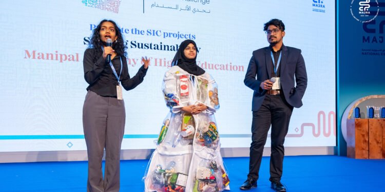 برنامج الاستدامة لأكاديمية مانيبال للتعليم العالي – فرع دبي بقيادة الطلاب يحصل على اعتراف “مجرى” المؤسسة الحكومية الاتحادية في دولة الإمارات ومنحة بقيمة 20,000 درهم