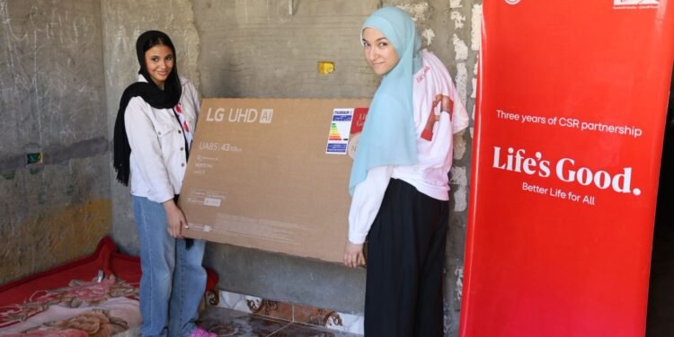 بالتعاون مع مؤسسة مصر الخير وتحت شعار “Life’s Good”: إل جي مصر تطلق مرحلة من مبادرة “Better Home” في مدينة الحمام بمطروح لدعم تحسين بيئة السكن