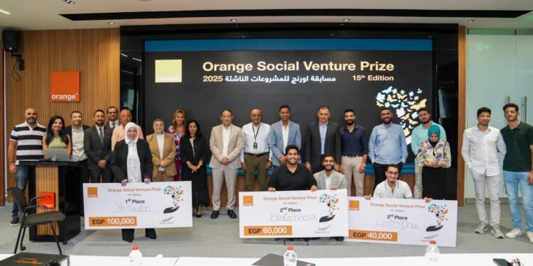 اورنچ مصر تُعلن عن الفائزين في مسابقتها المحلية للمشروعات الناشئة Orange Social Venture Prize