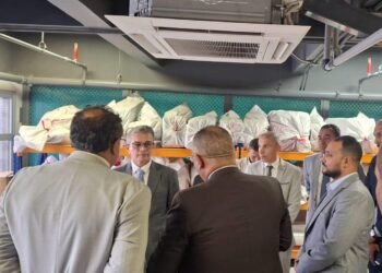 رئيس مصلحة الجمارك يتفقد قرية البضائع بمطار القاهرة الدولي