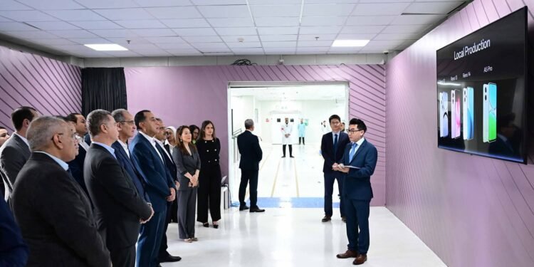 . Prime Minister Witnesses the Inauguration of OPPO’s Smartphone Factory in 10th of Ramadan City