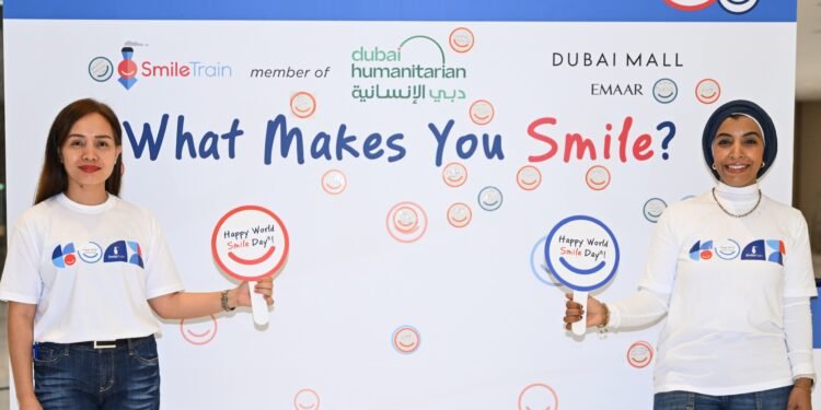 سمايل ترين دبي” تحتفل باليوم العالمي للابتسامة بالتعاون مع دبي الإنسانية