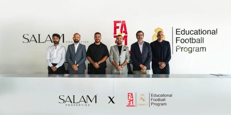 Salam partners with FAME Academies to bring the Real Madrid Foundation’s Educational Football Program to its communities.