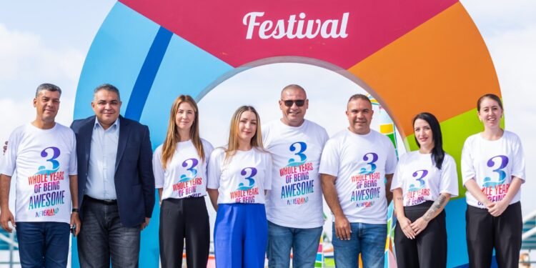 جنسيات العالم تحتفل بعيد ميلاد نيفرلاند الثالث كأكبر مدينة ألعاب ترفيهية في الشرق الأوسط