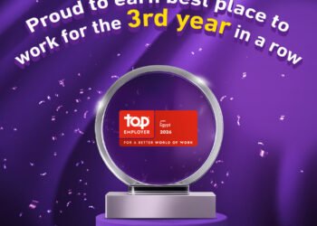 المصرية للاتصالات تفوز بجائزة أفضل بيئة عمل”Top Employer” لعام 2026