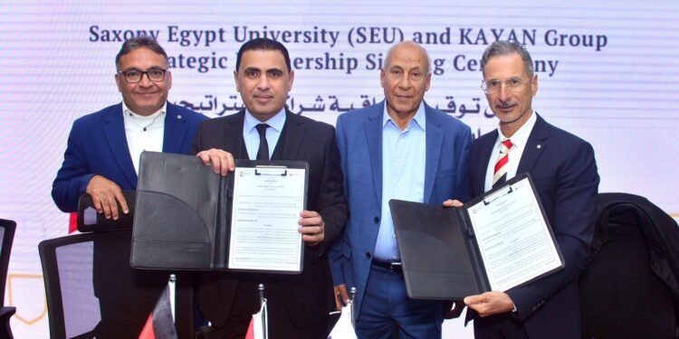 جامعة ساكسوني مصر” و”كيان” توقعان شراكة استراتيجية لتأهيل جيل جديد من مهندسي السيارات