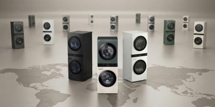 “إل جي إلكترونيكس” تحقق إنجازًا عالميًا مع بيع أكثر من 3.2 مليون وحدة من غسالة WashTower