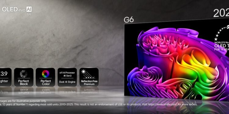 الصورة الأوضح والصوت الأذكى.. “إل جي” تطلق OLED 2026 في السوق المصري