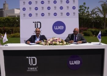 المصرية للاتصالات و”تايمز للتطوير العقارى” يوقعان مذكرة تفاهم لتقديم خدمات الاتصالات المتكاملة