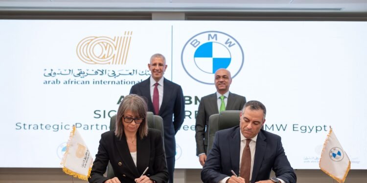 Arab African International Bank and BMW Egypt Signs Strategic Partnership Agreement Offering Exclusive Benefits to AAIB Customers