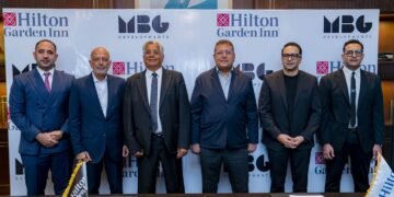 شركة «MBG DEVELOPMENTS» توقع شراكة استراتيجية مع «هيلتون العالمية» لافتتاح فندق Hilton Garden Inn بـDoray Bay رأس البر 
