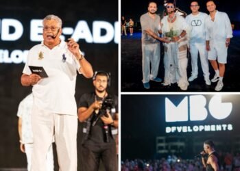محمد رمضان لأول مرة بالدلتا مع MBG Developments بهليكوبتر من Doray Bay