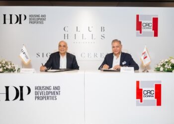 شركة التعمير والإسكان العقارية HDP تتعاقد مع CRC Dorra لتنفيذ مشروع Club Hills Residence في السادس من أكتوبر