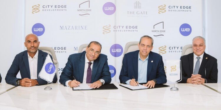 المصرية للاتصالات WE توقّع شراكة استراتيجية مع سيتي إيدج للتطوير العقاري لتقديم حلول الاتصالات المتكاملة