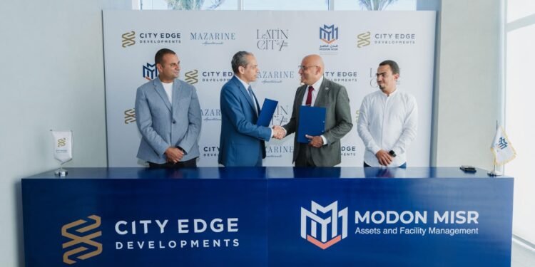 مذكرة تفاهم بين سيتي إيدج ومدن لتعزيز خدمات إدارة المنشآت في مشروعين بالعلمين