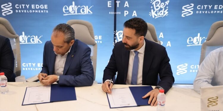 City Edge Developments Signs Strategic Partnership with Edrak for Edutainment to Launch Be.Kids at Etapa Square Mall in Sheikh Zayed   