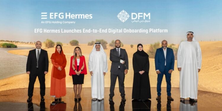 شركة EFG Hermes UAE LLC تطلق خدمة التسجيل الرقمي المتكامل لمستثمري سوق دبي المالي عبر تطبيق EFG Hermes ONE