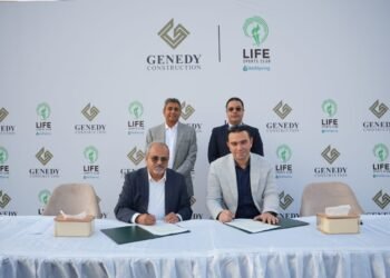 نادي Life Sports Club وجنيدي للإنشاءات يوقّعان اتفاقية تنفيذ أعمال المرحلتين الثانية والثالثة بالقاهرة الجديدة